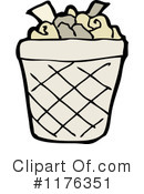 Trash Can Clipart #1176351 by lineartestpilot