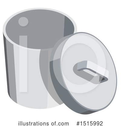 Garbage Can Clipart #1515992 by beboy