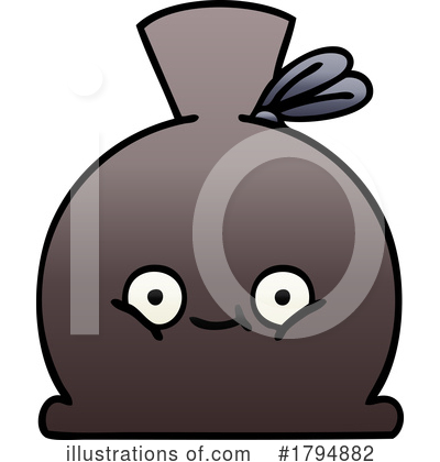 Garbage Bag Clipart #1794882 by lineartestpilot