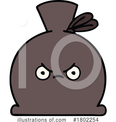 Garbage Bag Clipart #1802254 by lineartestpilot