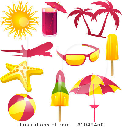 Umbrellas Clipart #1049450 by elaineitalia