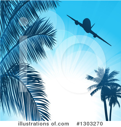 Palm Trees Clipart #1303270 by elaineitalia