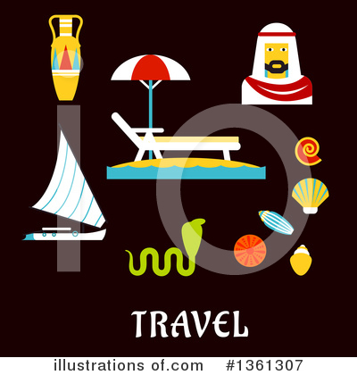 Sailboat Clipart #1361307 by Vector Tradition SM