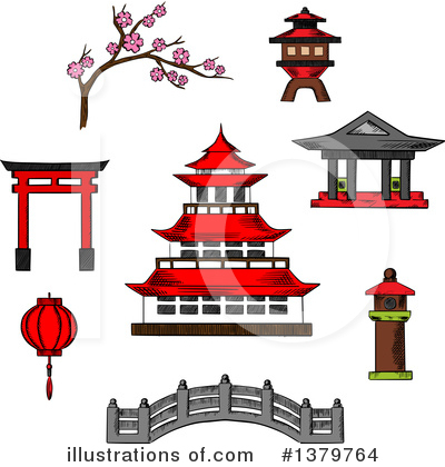 Torii Clipart #1379764 by Vector Tradition SM