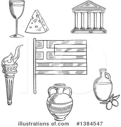 Greece Clipart #1384547 by Vector Tradition SM