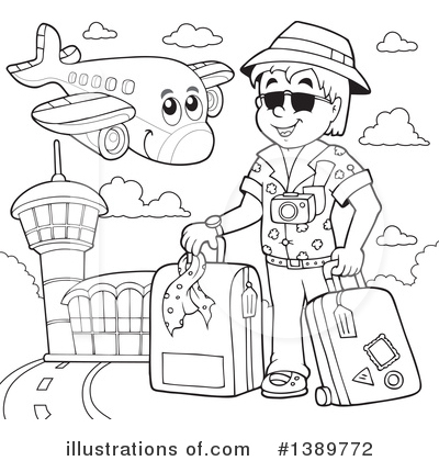 Airport Clipart #1389772 by visekart
