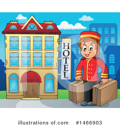 Hotel Clipart #1466903 by visekart
