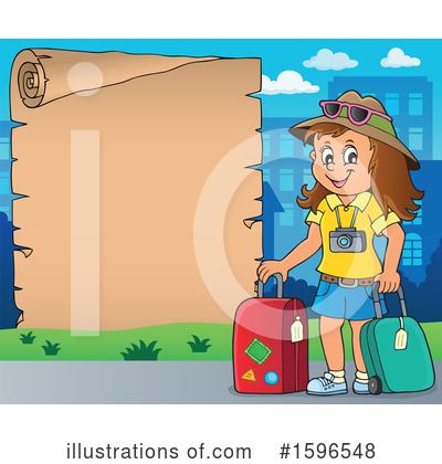Luggage Clipart #1596548 by visekart