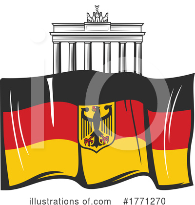 German Flag Clipart #1771270 by Vector Tradition SM