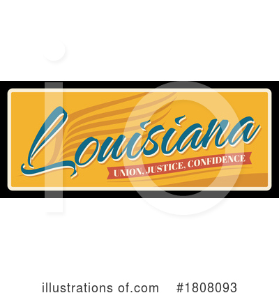 Louisiana Clipart #1808093 by Vector Tradition SM