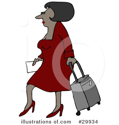 Business Woman Clipart #29934 by djart