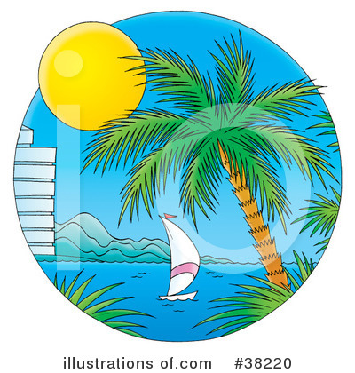 Palm Trees Clipart #38220 by Alex Bannykh