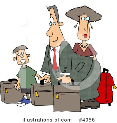 Family Vacation Clipart #4956 by djart