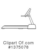 Treadmill Clipart #1375078 by Hit Toon