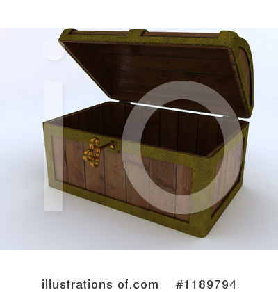 Royalty-Free (RF) Treasure Chest Clipart Illustration by KJ Pargeter - Stock Sample #1189794