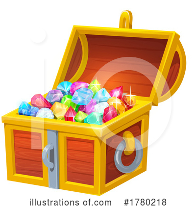 Treasure Chest Clipart #1780218 by Vector Tradition SM