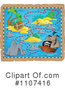 Treasure Map Clipart #1107416 by visekart