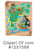 Treasure Map Clipart #1231568 by visekart