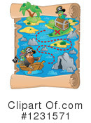 Treasure Map Clipart #1231571 by visekart