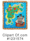 Treasure Map Clipart #1231574 by visekart