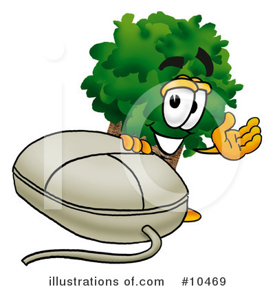 Royalty-Free (RF) Tree Clipart Illustration by Mascot Junction - Stock Sample #10469