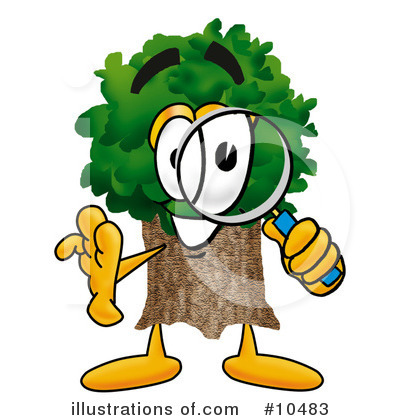 Royalty-Free (RF) Tree Clipart Illustration by Mascot Junction - Stock Sample #10483
