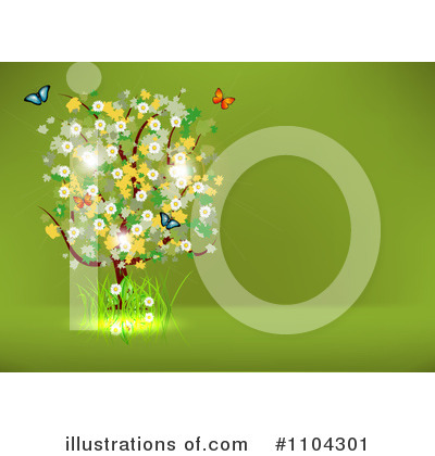 Butterflies Clipart #1104301 by vectorace
