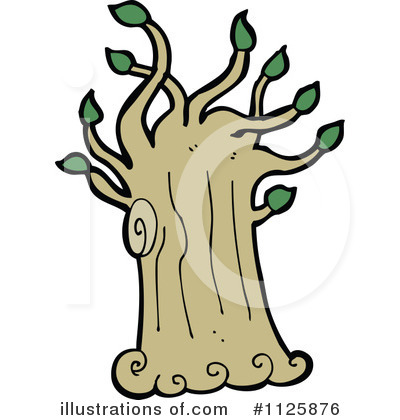 Royalty-Free (RF) Tree Clipart Illustration by lineartestpilot - Stock Sample #1125876