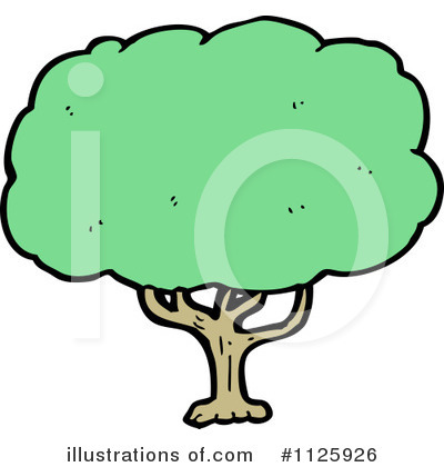 Royalty-Free (RF) Tree Clipart Illustration by lineartestpilot - Stock Sample #1125926