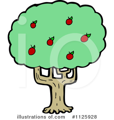 Royalty-Free (RF) Tree Clipart Illustration by lineartestpilot - Stock Sample #1125928