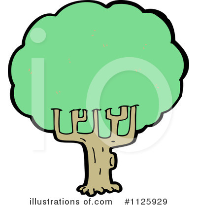 Royalty-Free (RF) Tree Clipart Illustration by lineartestpilot - Stock Sample #1125929