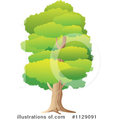 Royalty-Free (RF) Tree Clipart Illustration by YUHAIZAN YUNUS - Stock Sample #1129091