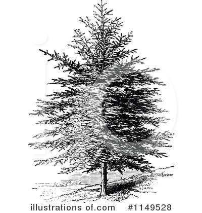 Royalty-Free (RF) Tree Clipart Illustration by Prawny Vintage - Stock Sample #1149528
