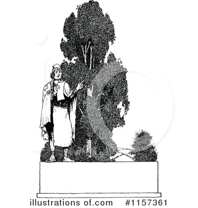 Royalty-Free (RF) Tree Clipart Illustration by Prawny Vintage - Stock Sample #1157361