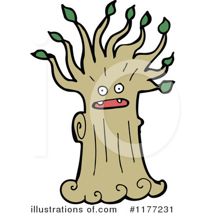 Royalty-Free (RF) Tree Clipart Illustration by lineartestpilot - Stock Sample #1177231