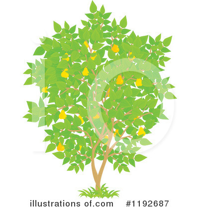 Royalty-Free (RF) Tree Clipart Illustration by Alex Bannykh - Stock Sample #1192687