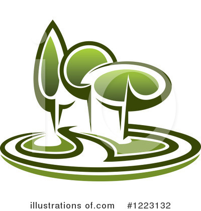 Trees Clipart #1223132 by Vector Tradition SM