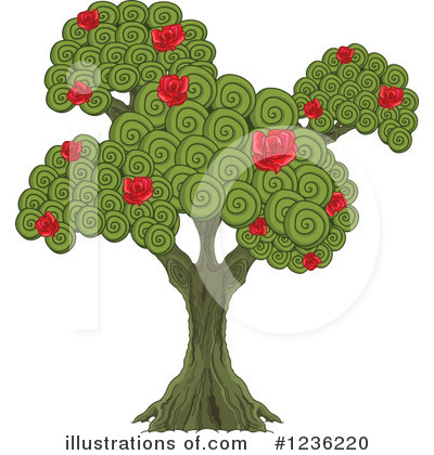 Royalty-Free (RF) Tree Clipart Illustration by Pushkin - Stock Sample #1236220