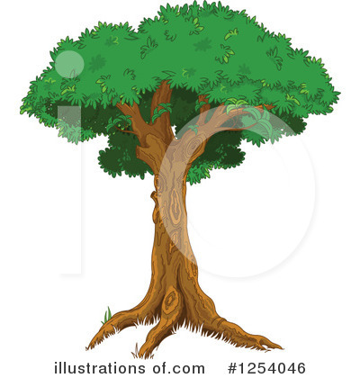 Tree Clipart #1254046 by Pushkin