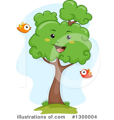 Royalty-Free (RF) Tree Clipart Illustration by BNP Design Studio - Stock Sample #1300004