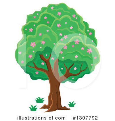 Royalty-Free (RF) Tree Clipart Illustration by visekart - Stock Sample #1307792