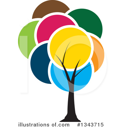 Royalty-Free (RF) Tree Clipart Illustration by ColorMagic - Stock Sample #1343715