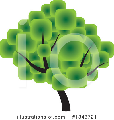 Royalty-Free (RF) Tree Clipart Illustration by ColorMagic - Stock Sample #1343721