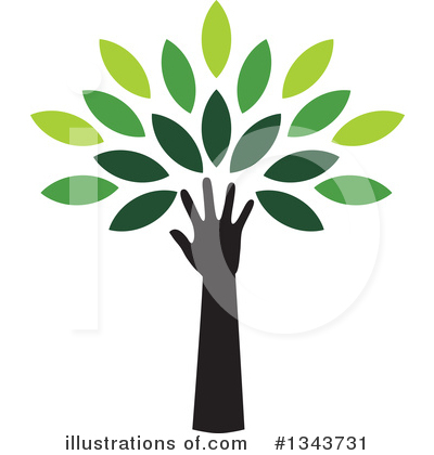 Royalty-Free (RF) Tree Clipart Illustration by ColorMagic - Stock Sample #1343731
