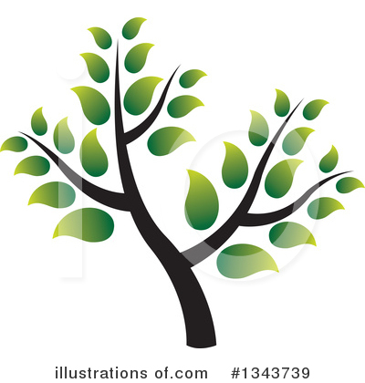 Tree Clipart #1343739 by ColorMagic