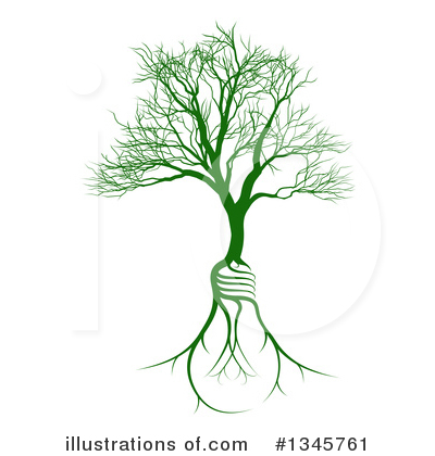 Bare Tree Clipart #1345761 by AtStockIllustration