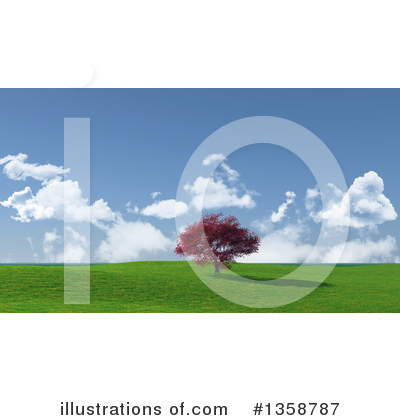 Royalty-Free (RF) Tree Clipart Illustration by KJ Pargeter - Stock Sample #1358787