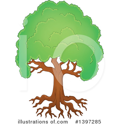 Royalty-Free (RF) Tree Clipart Illustration by visekart - Stock Sample #1397285