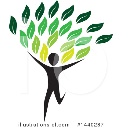 Royalty-Free (RF) Tree Clipart Illustration by ColorMagic - Stock Sample #1440287