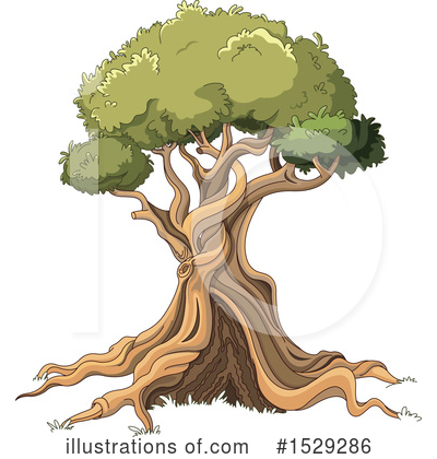 Royalty-Free (RF) Tree Clipart Illustration by Pushkin - Stock Sample #1529286
